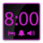 cute alarm clock android application logo